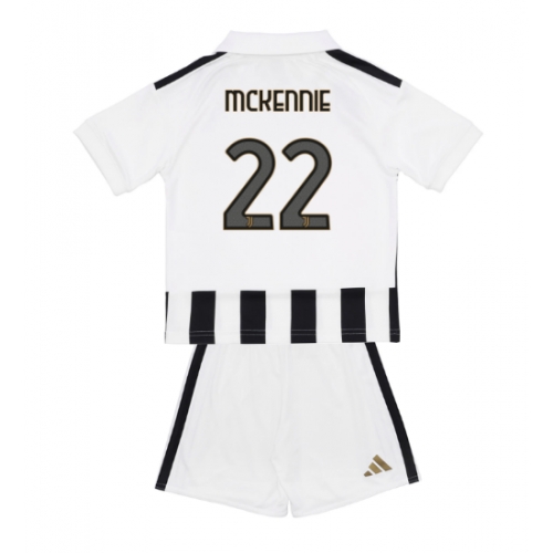Juventus Weston McKennie #22 Maglia Gara Casa Repliche 2026-27 Bambino Maniche Corte Juventus Weston McKennie #22 Maglia Gara Casa Repliche 2026-27 Bambino Maniche Corte